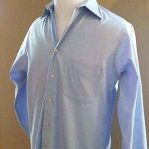 Arrow Mens 15.5 34/35 Satin Twill Dress Shirt